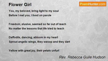 Rev. Rebecca Guile Hudson - Flower Girl