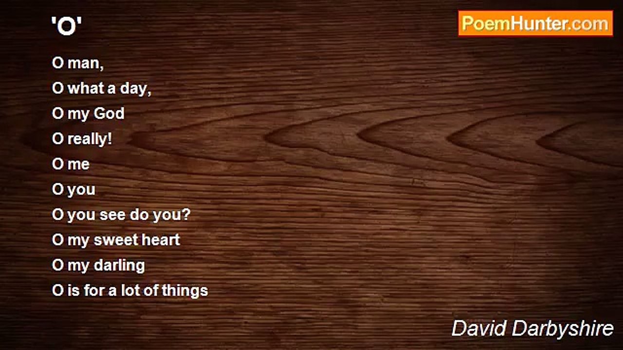 David Darbyshire - 'O'