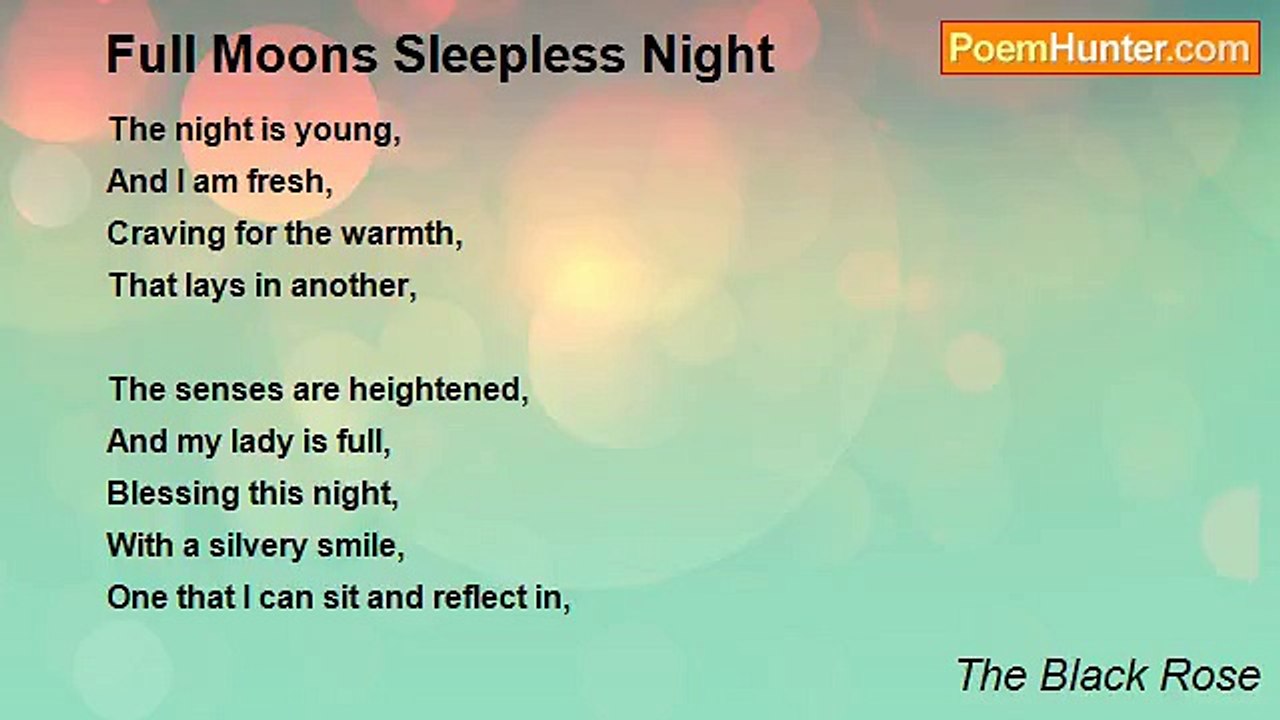 The Black Rose - Full Moons Sleepless Night