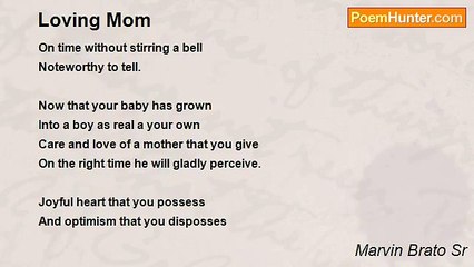 Marvin Brato Sr - Loving Mom