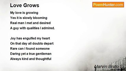 Marvin Brato Sr - Love Grows