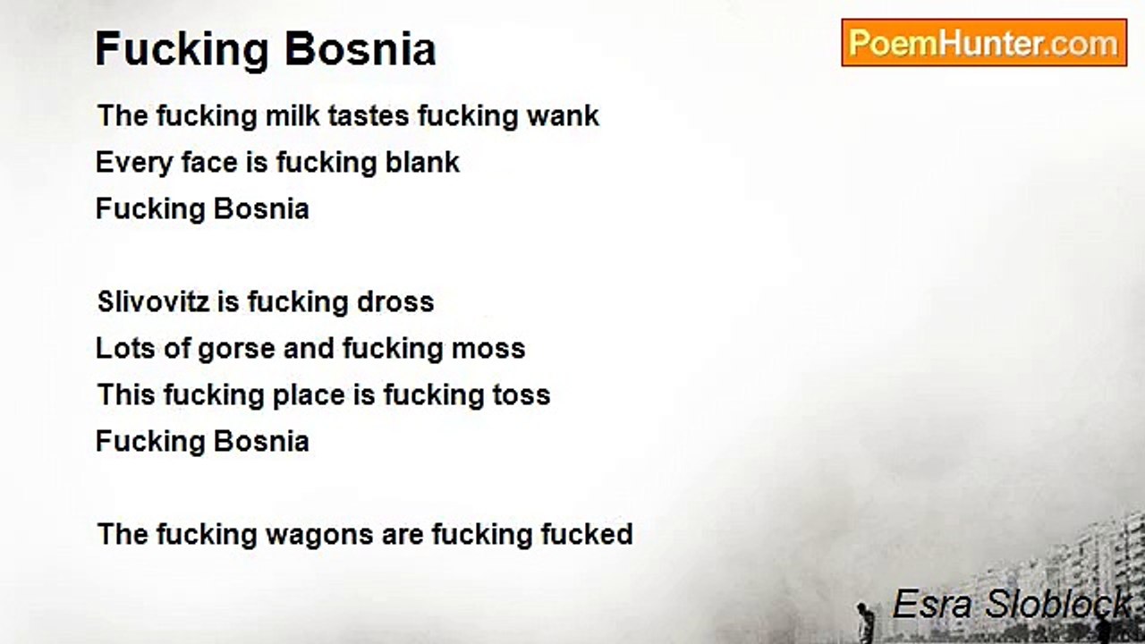 Esra Sloblock - Fucking Bosnia