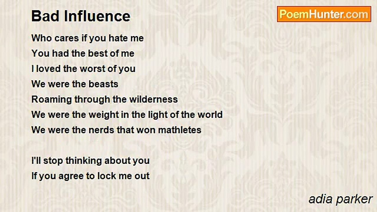 adia parker - Bad Influence