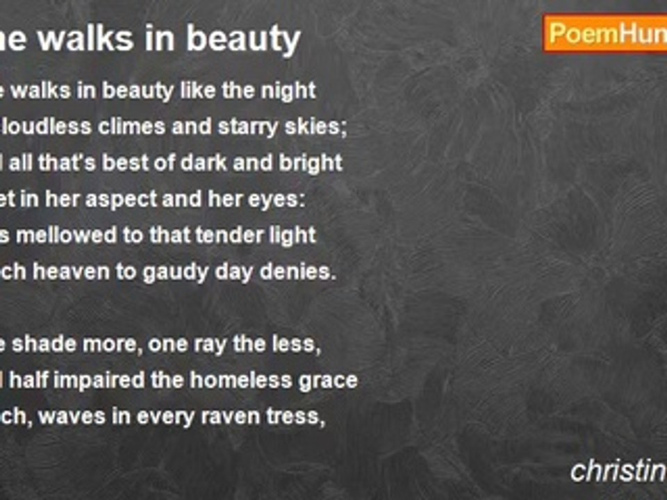 christina henry - She walks in beauty