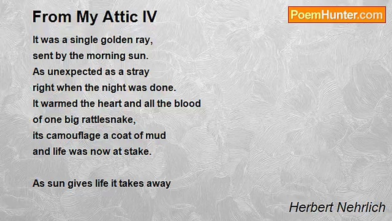 Herbert Nehrlich - From My Attic IV