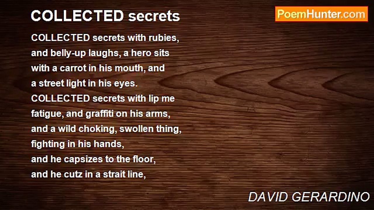 DAVID GERARDINO - COLLECTED secrets