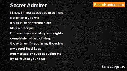 Lee Degnan - Secret Admirer
