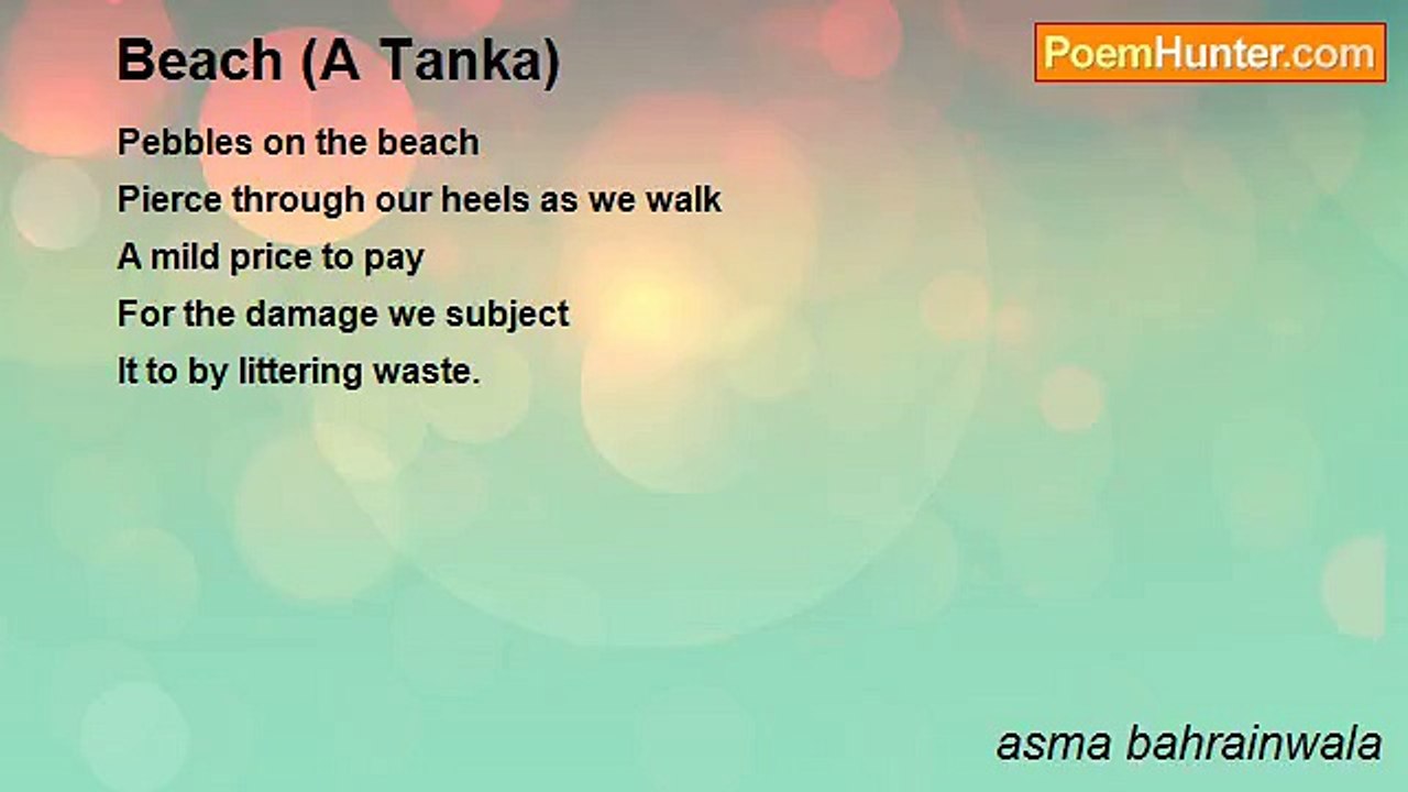 asma bahrainwala - Beach (A Tanka)