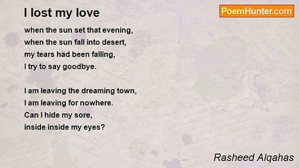 Rasheed Alqahas - I lost my love