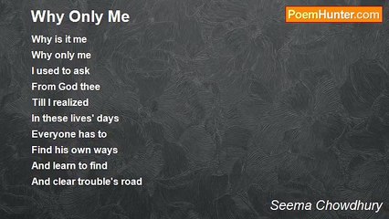 Seema Chowdhury - Why Only Me
