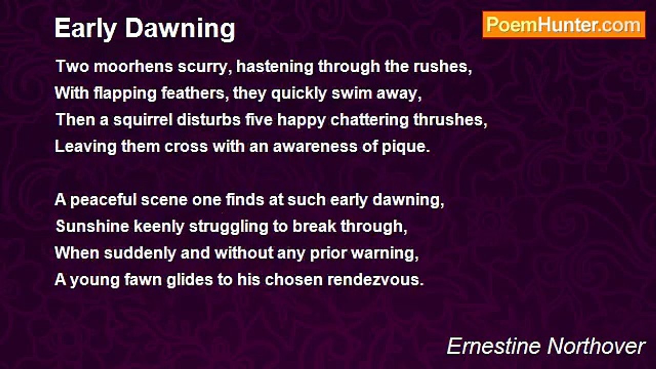 Ernestine Northover - Early Dawning