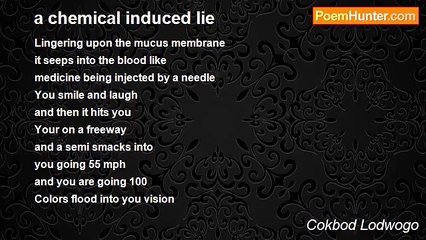 Theorem The Truth Serum - a chemical induced lie