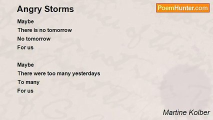 Martine Kolber - Angry Storms