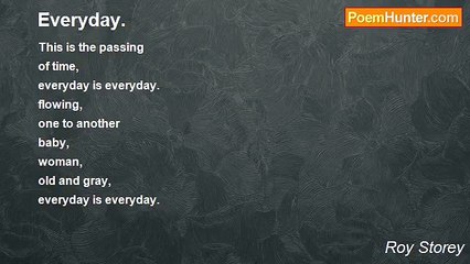 Roy Storey - Everyday.