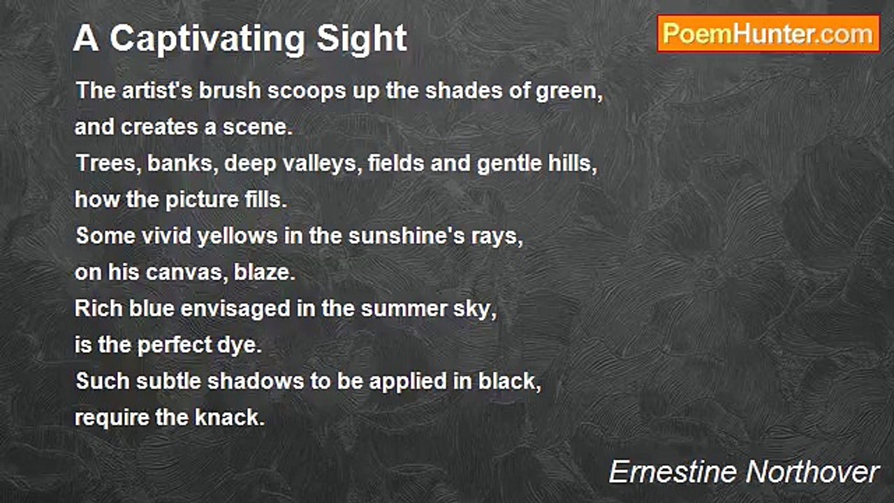 Ernestine Northover - A Captivating Sight
