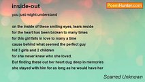 Scarred Unknown - inside-out