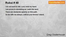 Greg Oosterhouse - Rubai # 48