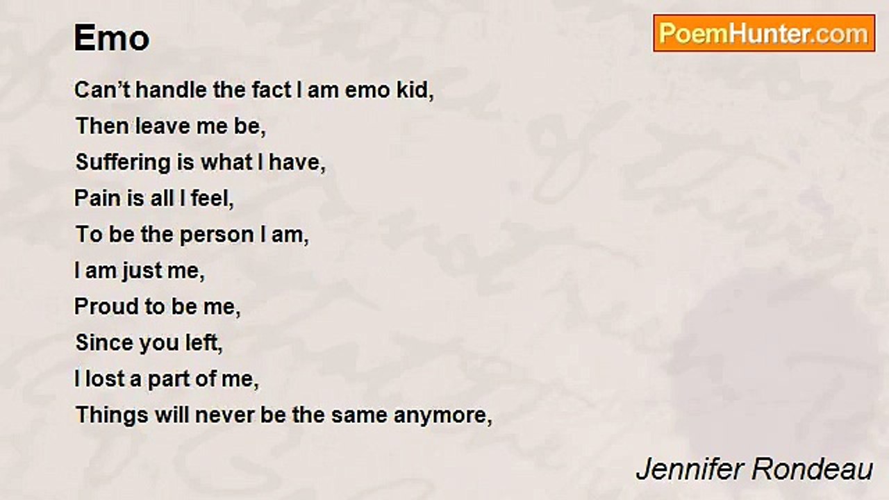Jennifer Rondeau - Emo