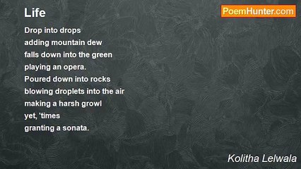 Kolitha Lelwala - Life