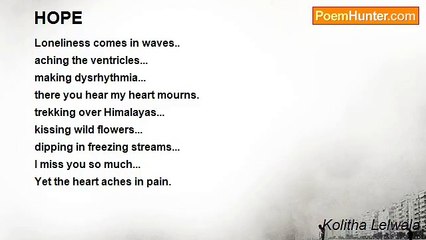 Kolitha Lelwala - HOPE