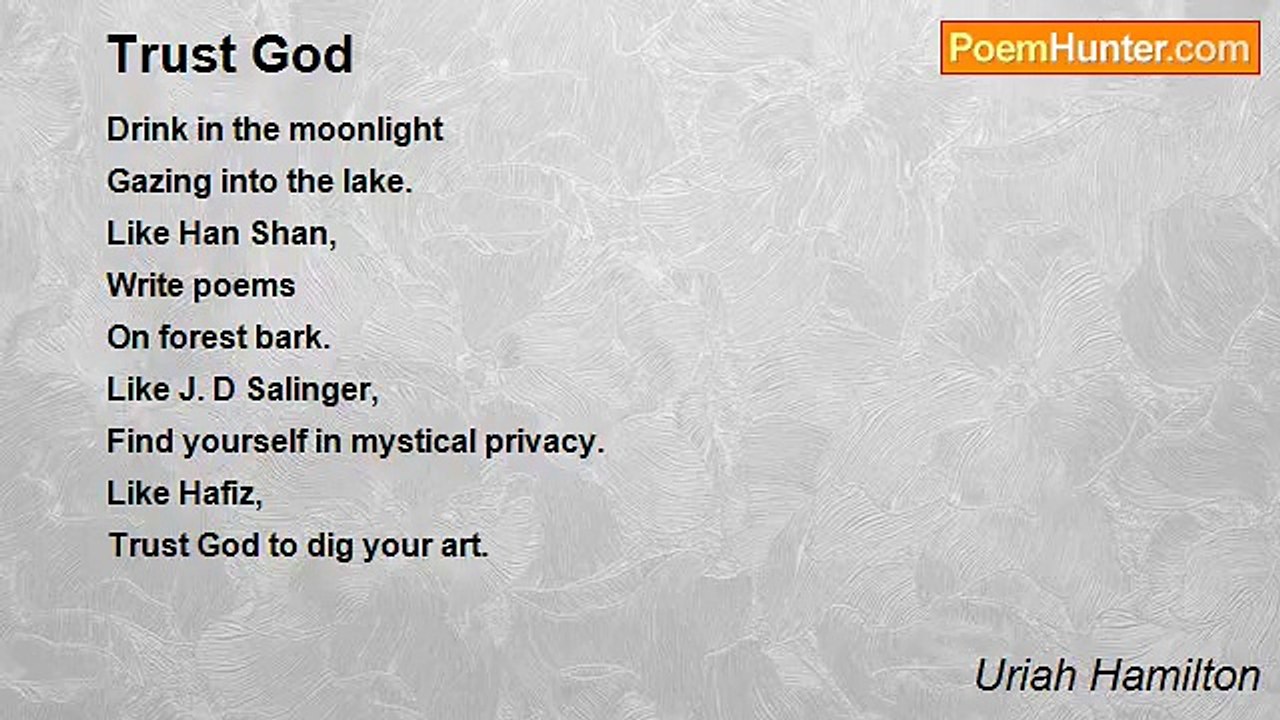 Uriah Hamilton - Trust God