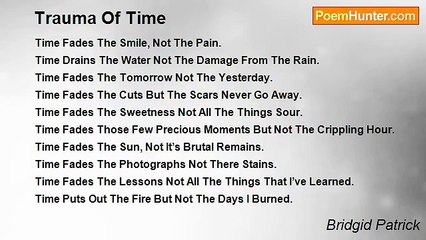 Bridgid Patrick - Trauma Of Time