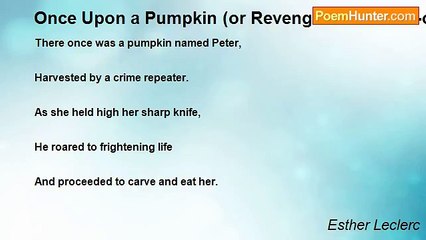 Esther Leclerc - Once Upon a Pumpkin (or Revenge of the Jack-o'-Lantern)