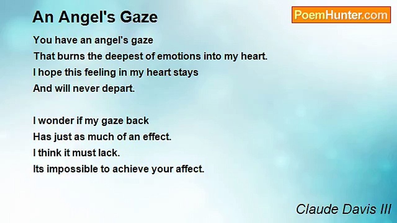 Claude Davis III - An Angel's Gaze