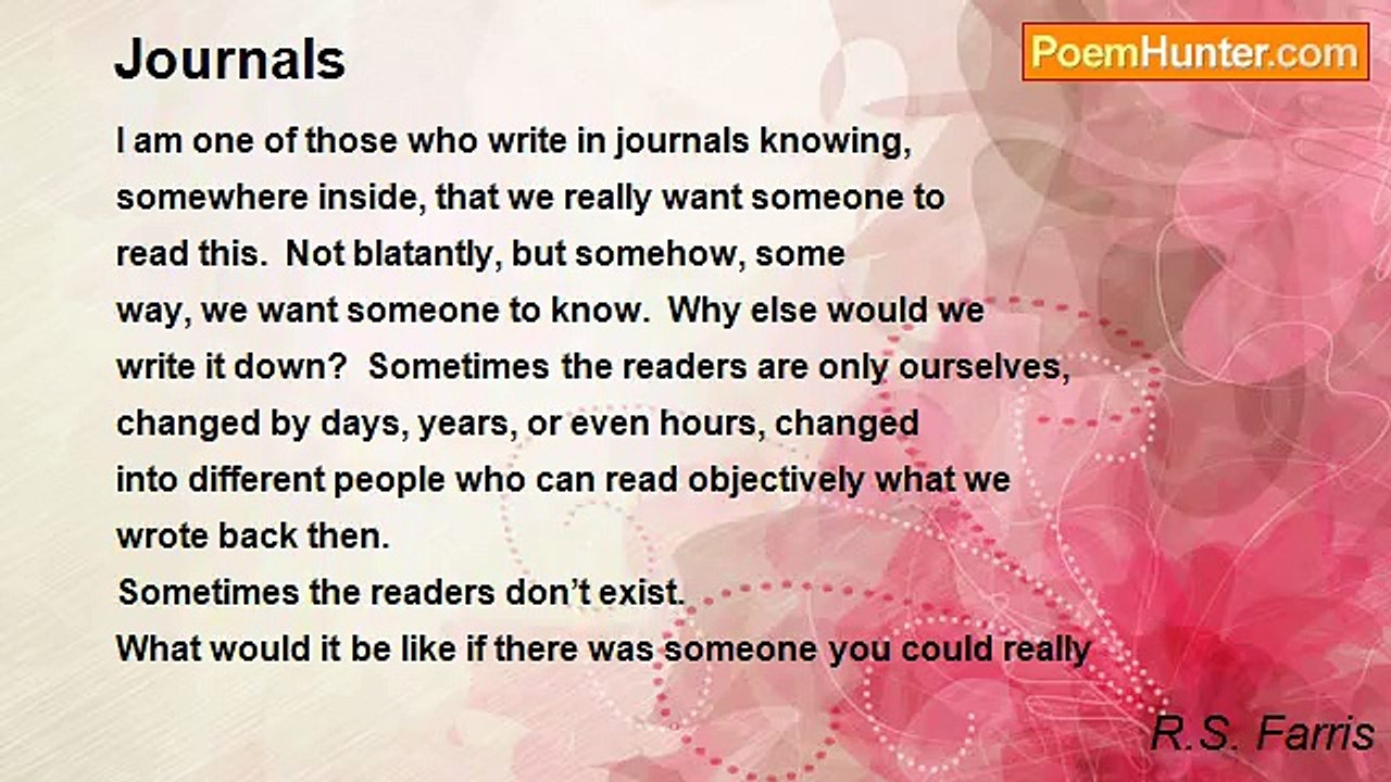 R.S. Farris - Journals