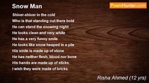 Risha Ahmed (12 yrs) - Snow Man