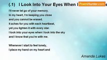 Amanda Lukas - (.1)   I Look Into Your Eyes When I Look Into The Sky