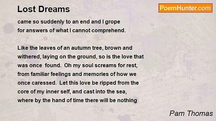 Pam Thomas - Lost Dreams