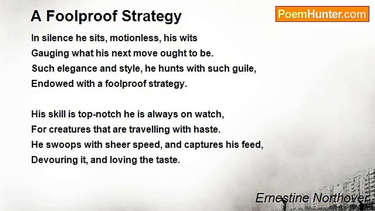 Ernestine Northover - A Foolproof Strategy