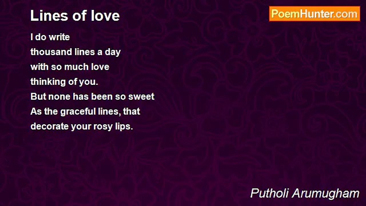 Putholi Arumugham - Lines of love