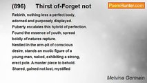 Melvina Germain - (896)      Thirst of-Forget not