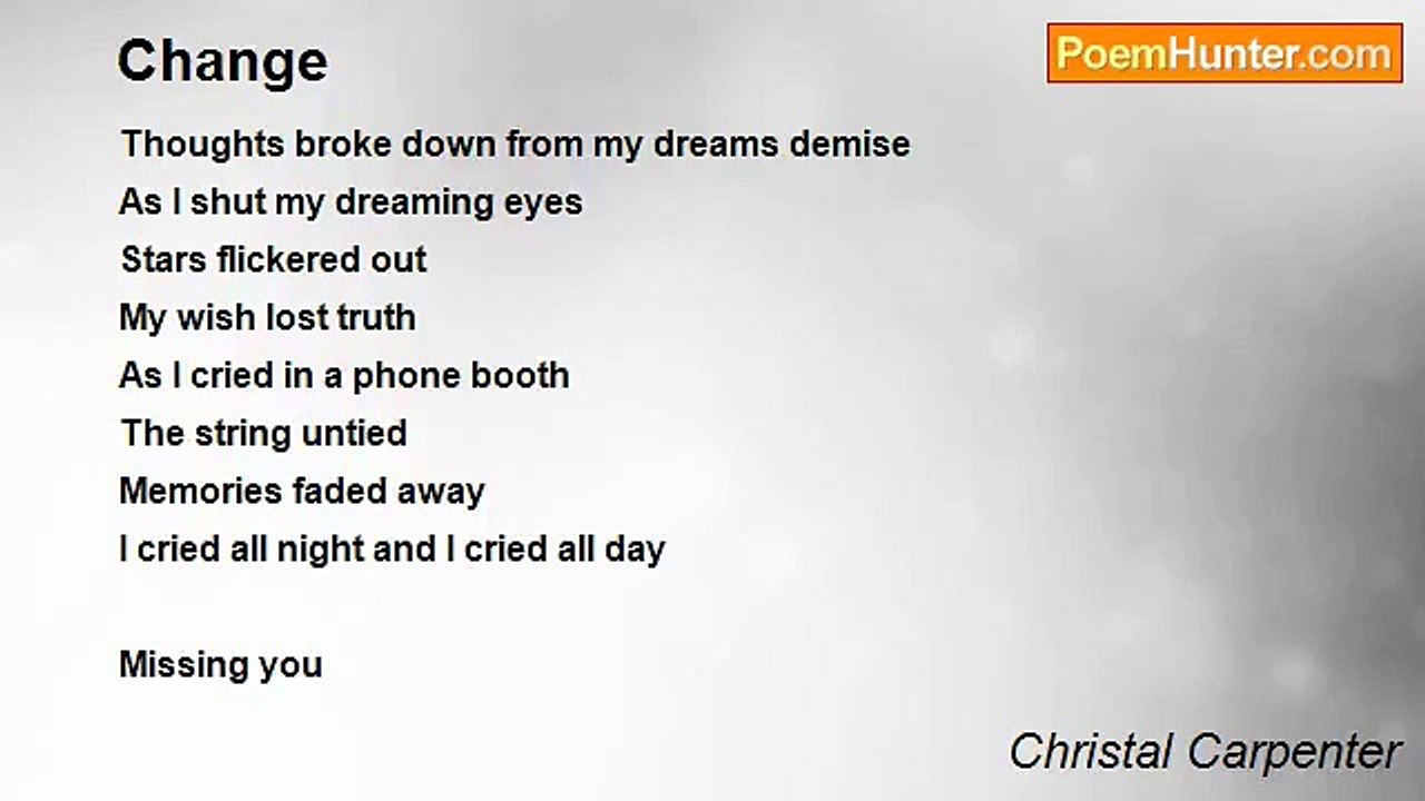 Christal Carpenter - Change