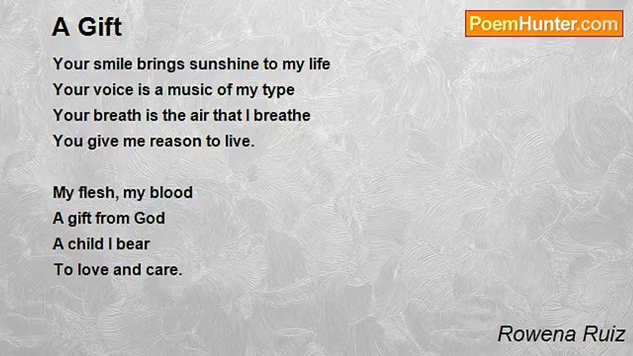 Rowena Ruiz - A Gift