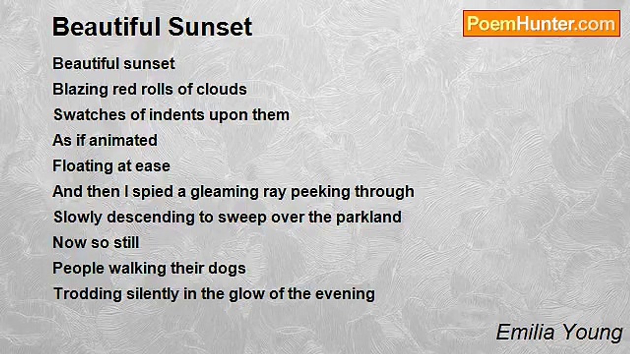 Emilia Young - Beautiful Sunset