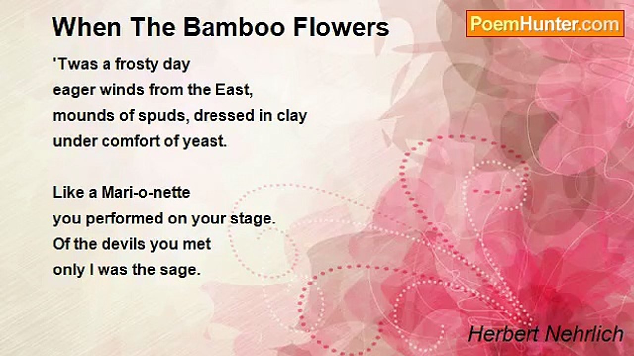 Herbert Nehrlich - When The Bamboo Flowers