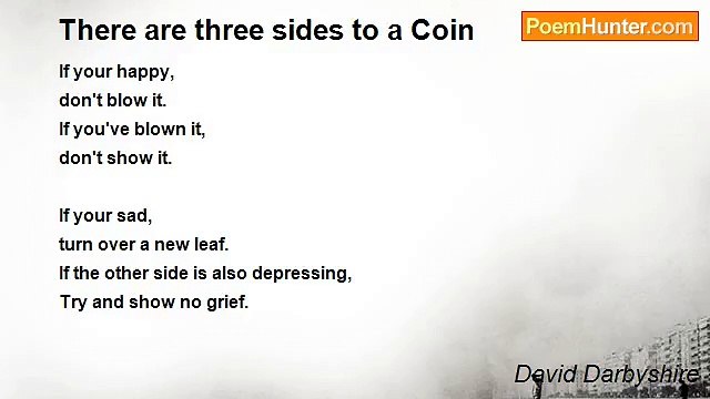 David Darbyshire - There are three sides to a Coin