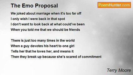 Terry Moore - The Emo Proposal