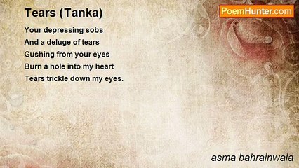 asma bahrainwala - Tears (Tanka)