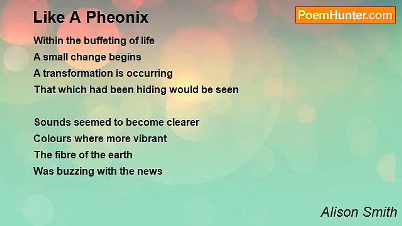 Alison Smith - Like A Pheonix