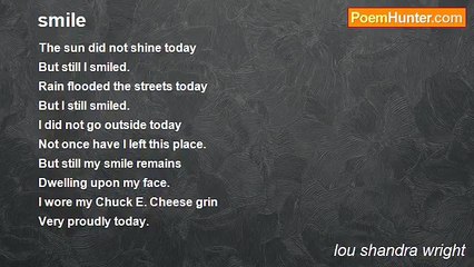 lou shandra wright - smile