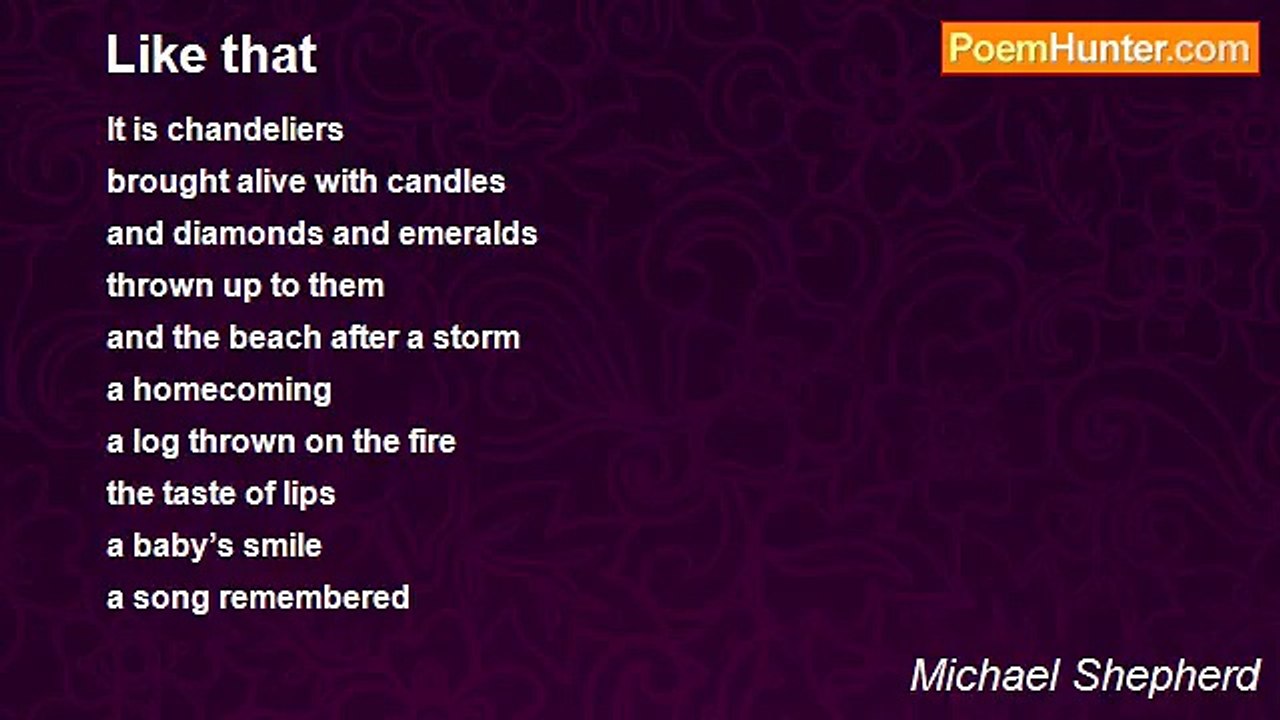 Michael Shepherd - Like that