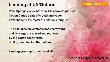Robert Charles Howard - Landing at LA/Ontario