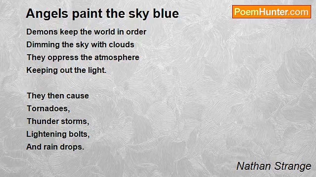 Nathan Strange - Angels paint the sky blue
