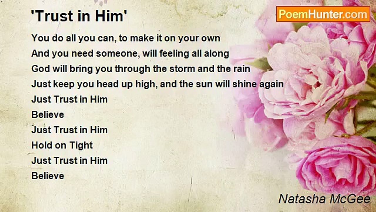 Natasha McGee - 'Trust in Him'
