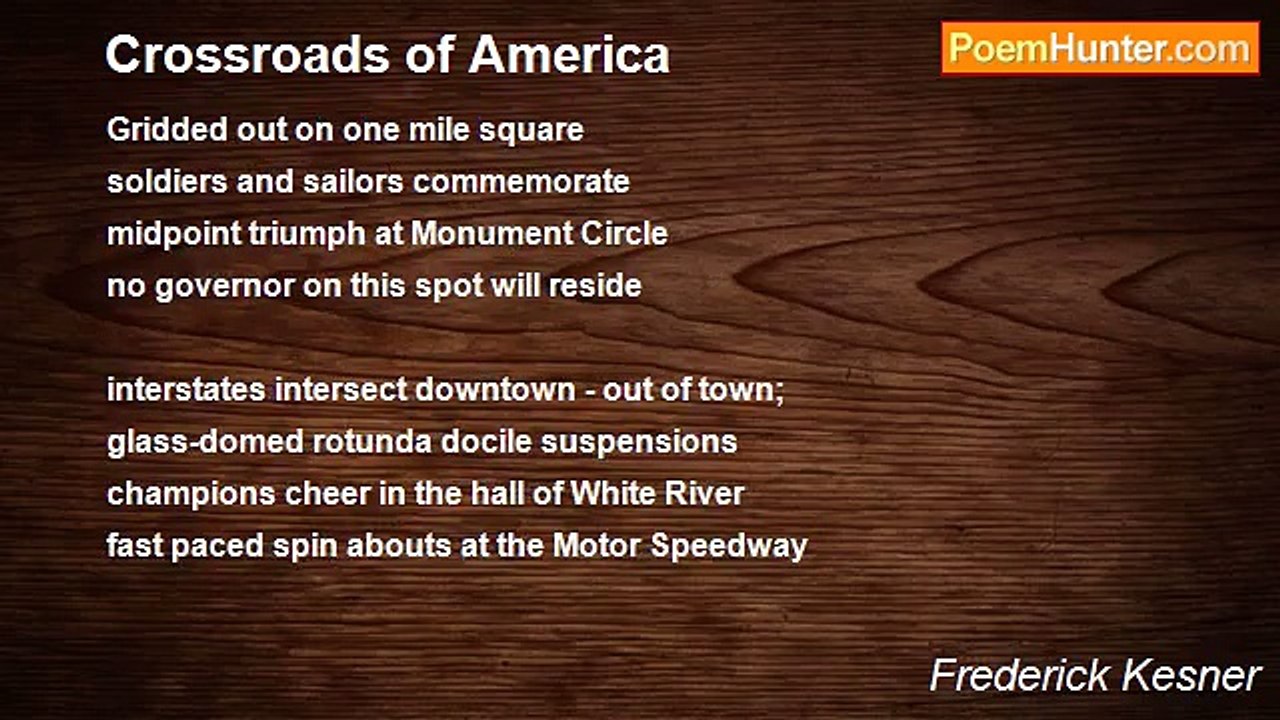Frederick Kesner - Crossroads of America
