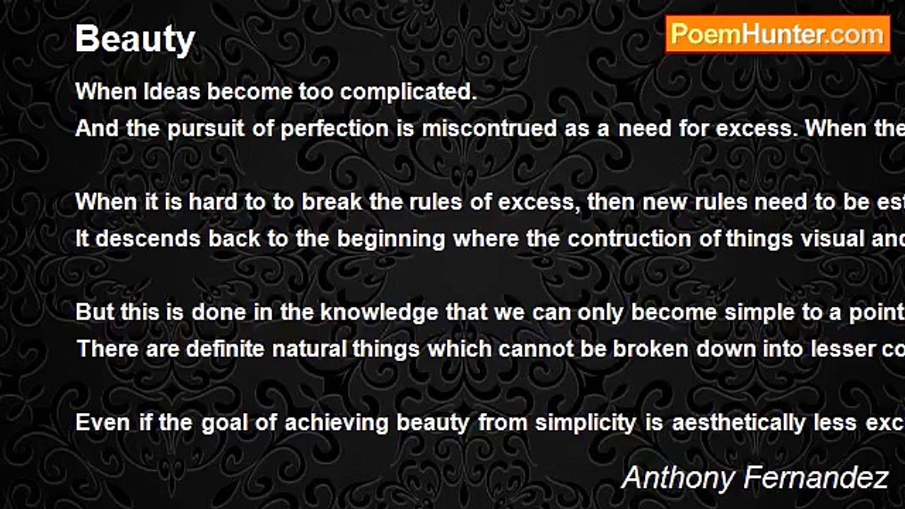Anthony Fernandez - Beauty